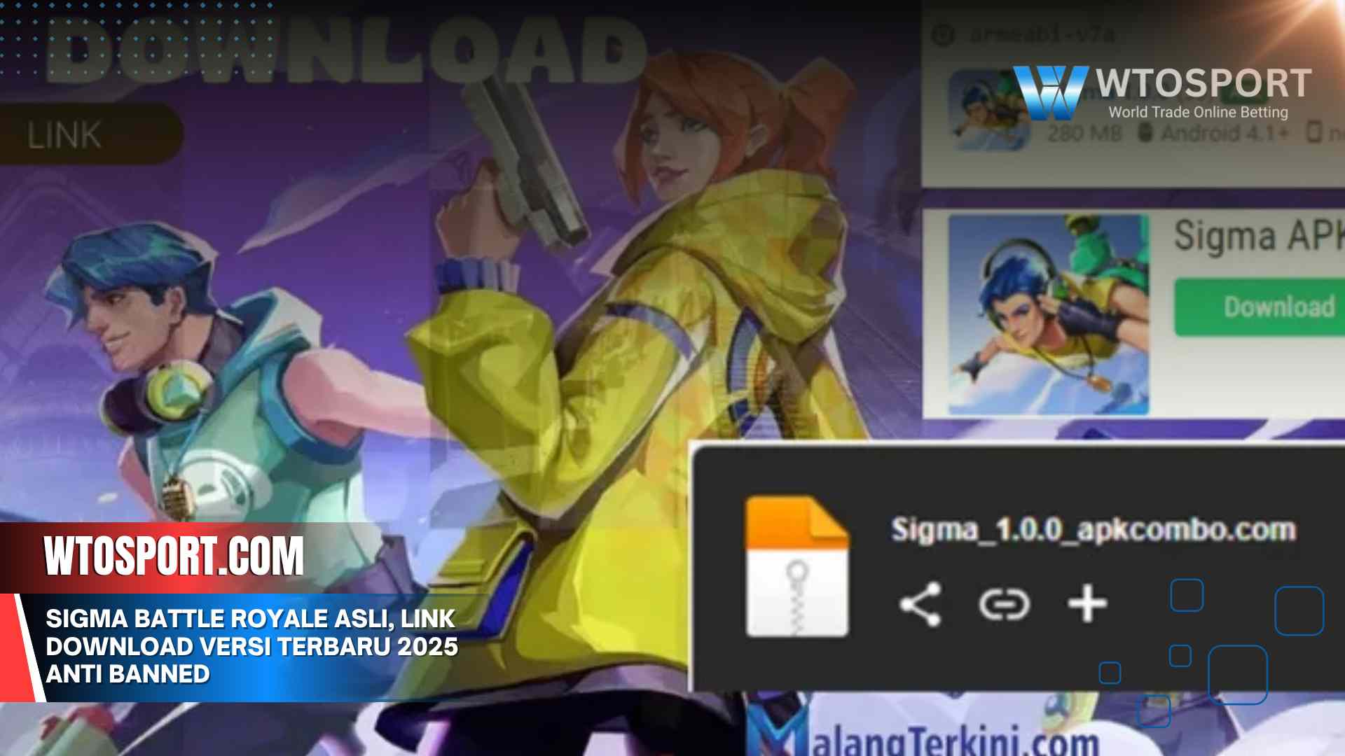 Sigma Battle Royale Asli, Link Download Versi Terbaru 2025 Anti Banned