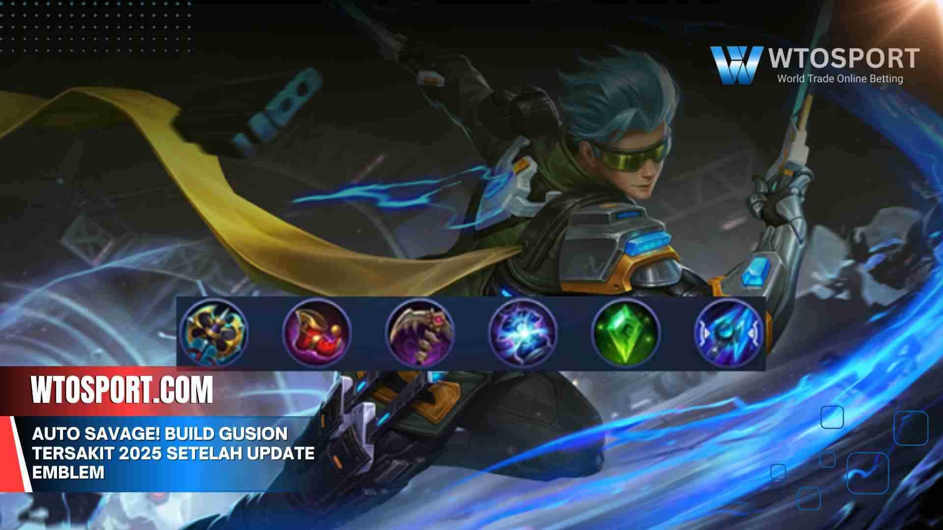 Auto Savage! Build Gusion Tersakit 2025 Setelah Update Emblem