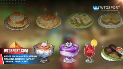 Resep Makanan Penambah Stamina Genshin Impact Terbaik, Anti Capek