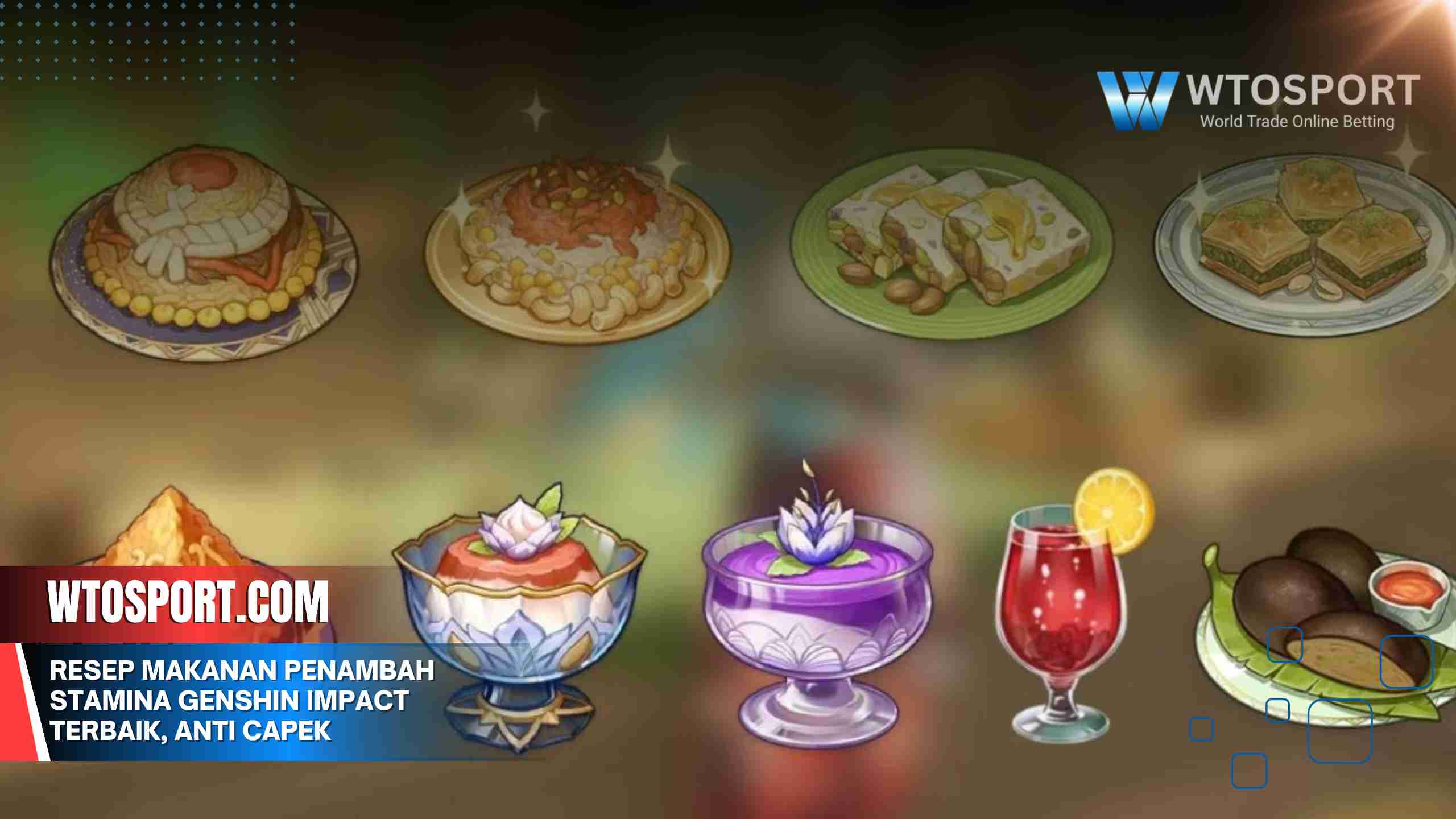Resep Makanan Penambah Stamina Genshin Impact Terbaik, Anti Capek