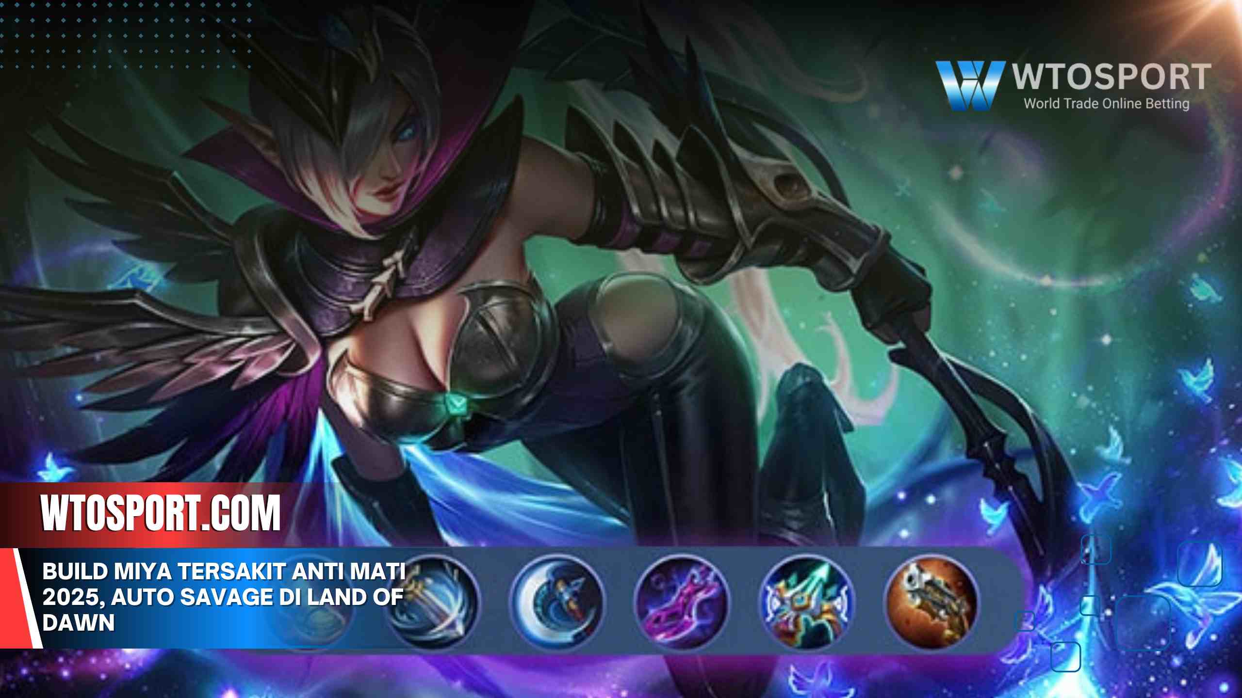 Build Miya Tersakit Anti Mati 2025, Auto Savage di Land of Dawn
