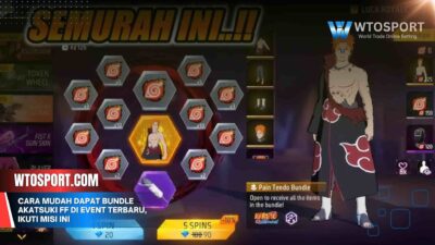 Cara Mudah Dapat Bundle Akatsuki FF di Event Terbaru, Ikuti Misi Ini