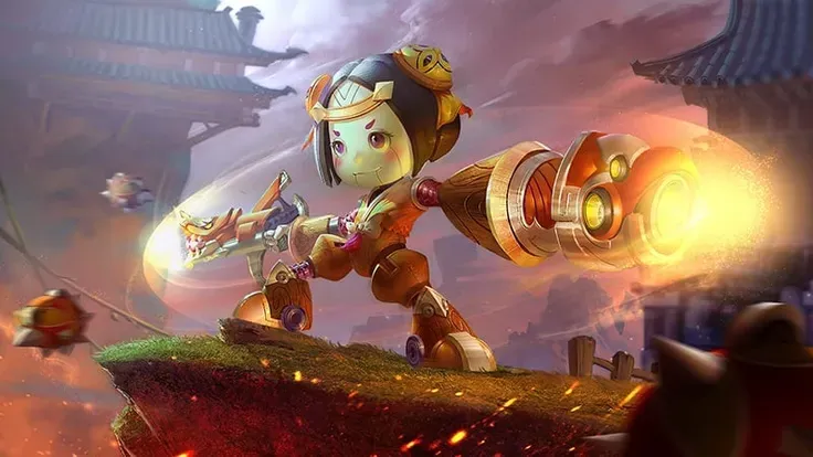 Build Hero Luban No 7 Honor of Kings Tersakit 2025, Auto Ganas! Rekomendasi item & arcana Luban No 7 paling sakit 2025.