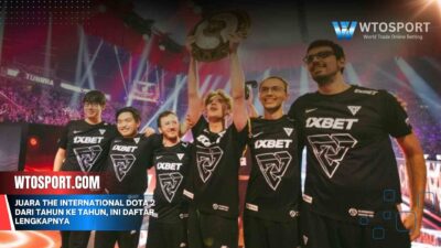 Juara The International Dota 2 dari Tahun ke Tahun, Ini Daftar Lengkapnya