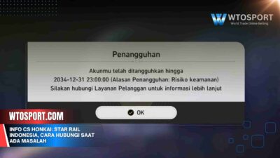 Info CS Honkai: Star Rail Indonesia, Cara Hubungi Saat Ada Masalah