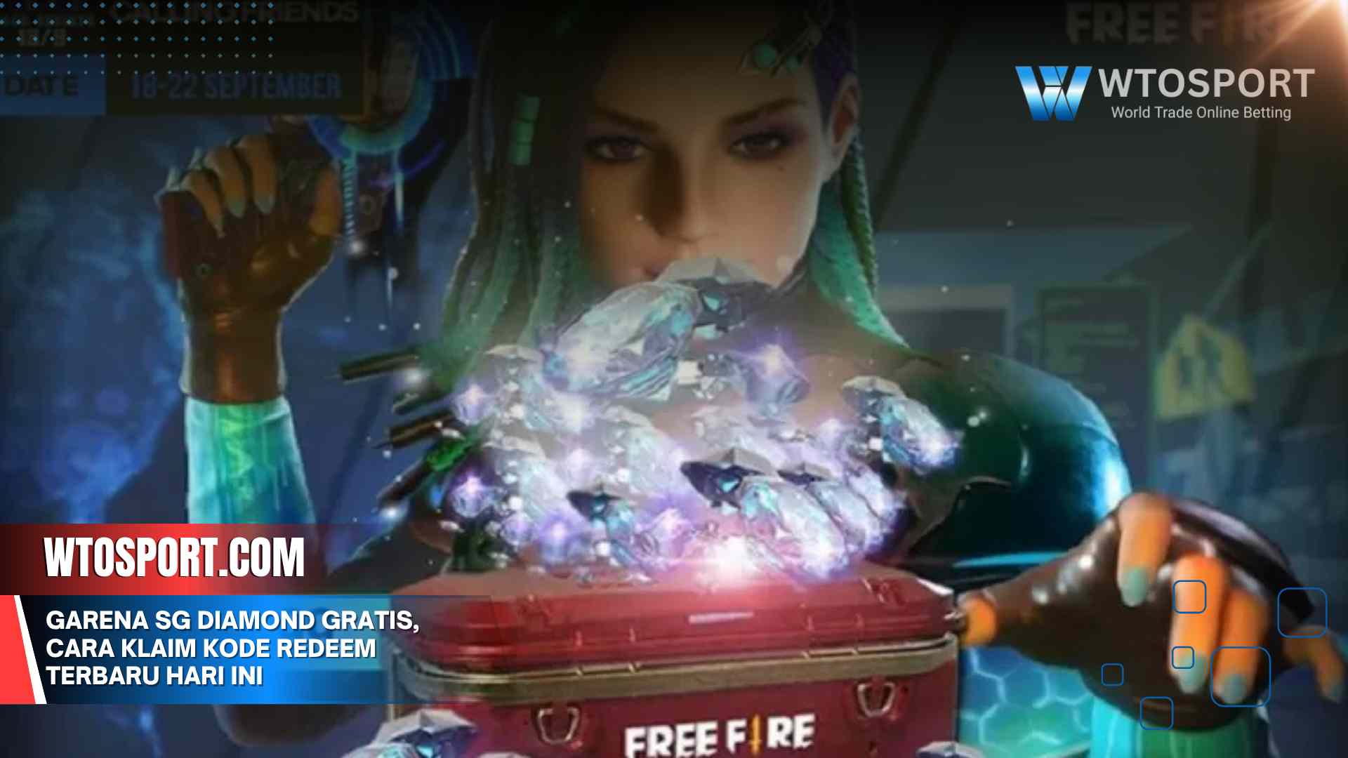 Garena SG Diamond Gratis, Cara Klaim Kode Redeem Terbaru Hari Ini