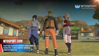 Daftar Hadiah Event Free Fire x Naruto: Cara Dapat Skin & Emote Gratis