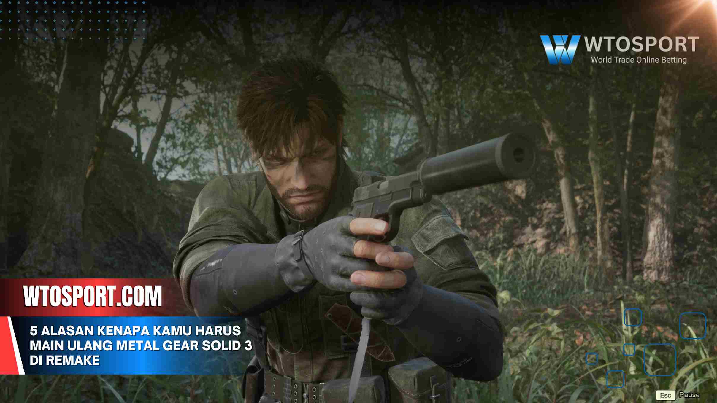 5 Alasan Kenapa Kamu Harus Main Ulang Metal Gear Solid 3 di Remake