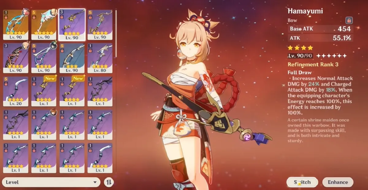 Panduan farm material untuk upgrade senjata Genshin kamu.