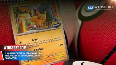 5 Kartu Pokemon Termahal dan Terlangka di Dunia, Harganya Fantastis!