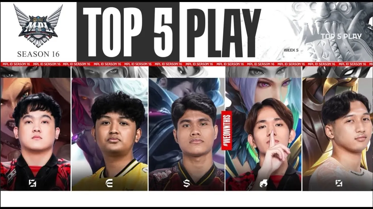 Perbandingan Rekor Kill Tiap Musim MPL (S1-S16).