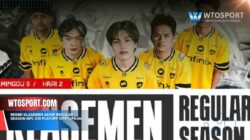 Resmi! Klasemen Akhir Regular Season MPL S16 Playoff Ditetapkan. Resmi! Klasemen Akhir Regular Season MPL S16 Playoff Ditetapkan.