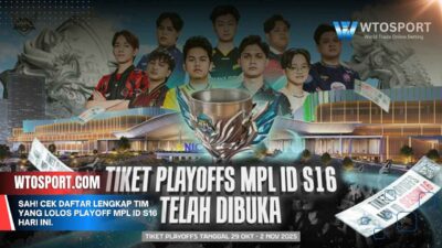 Sah! Cek Daftar Lengkap Tim yang Lolos Playoff MPL ID S16 Hari Ini.
