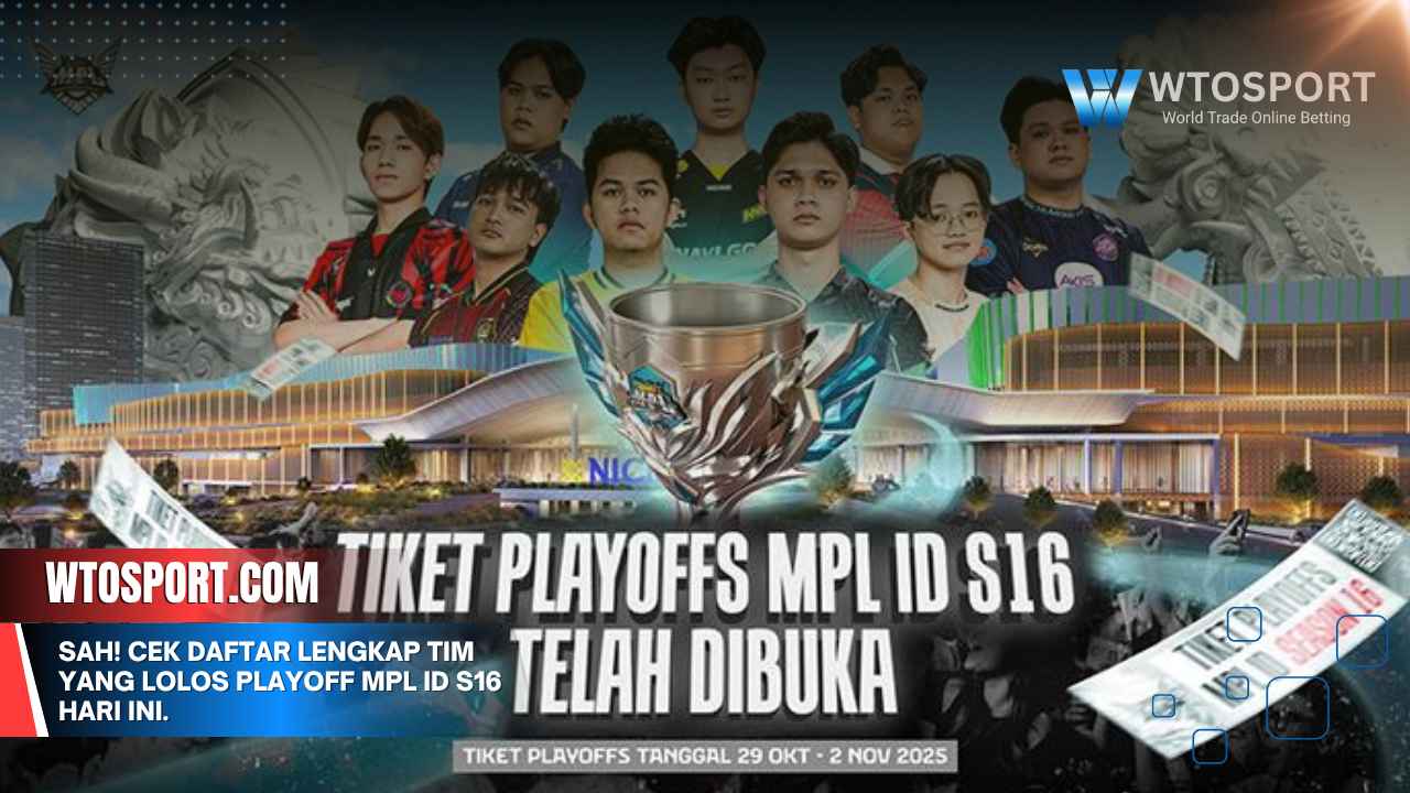 Sah! Cek Daftar Lengkap Tim yang Lolos Playoff MPL ID S16 Hari Ini.