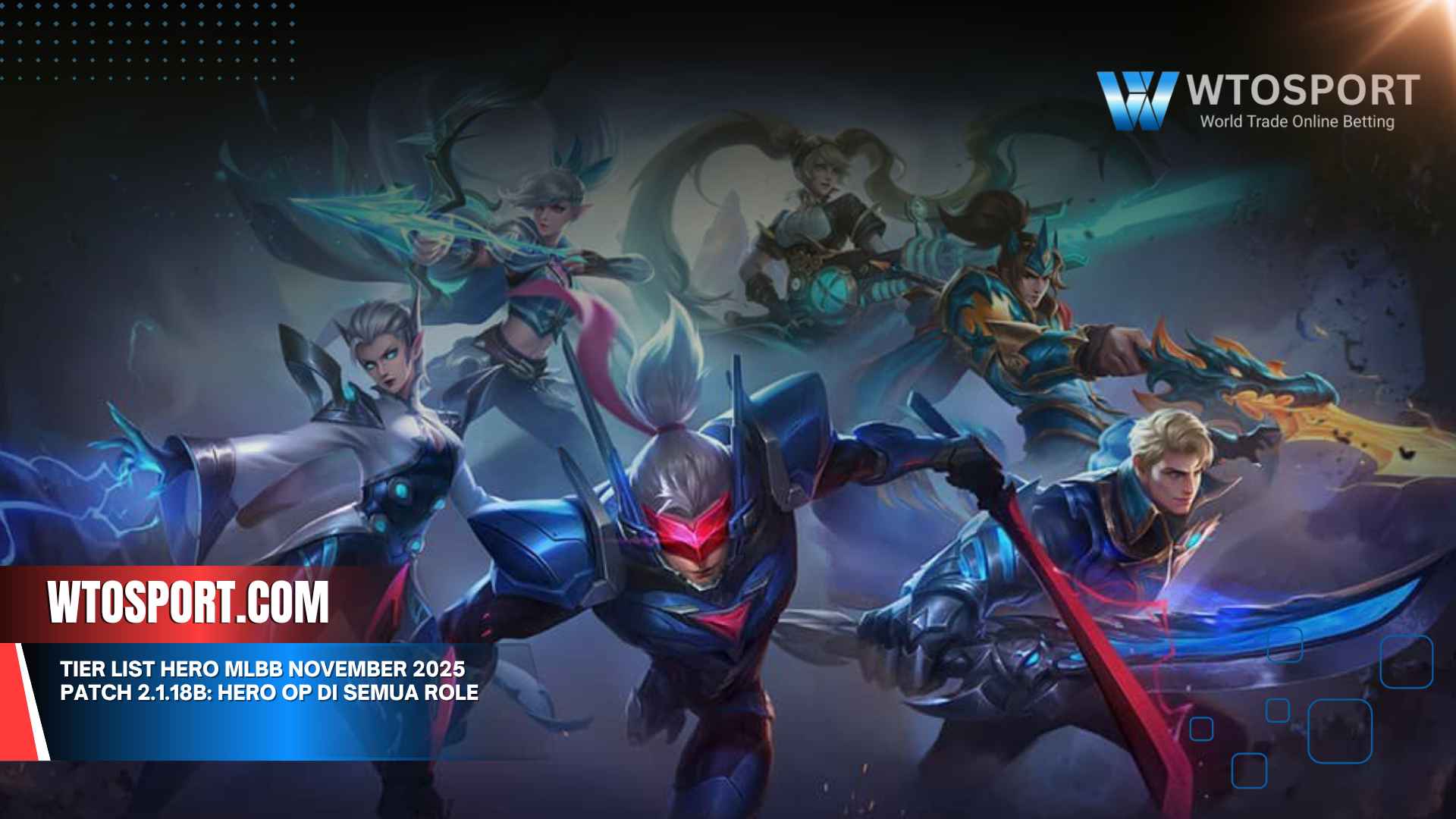 Tier List Hero MLBB November 2025 Patch 2.1.18b: Hero OP di Semua Role