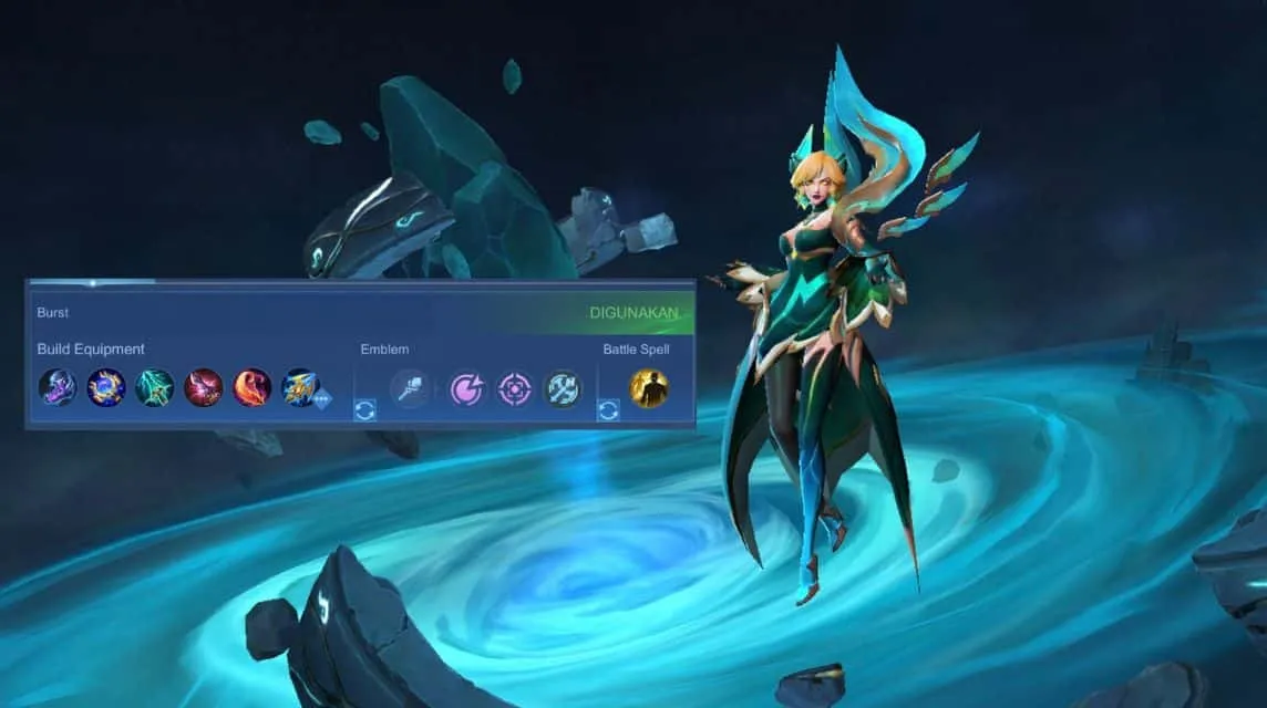 Item, Emblem, & Spell Eudora Sekali Combo Musuh Hilang