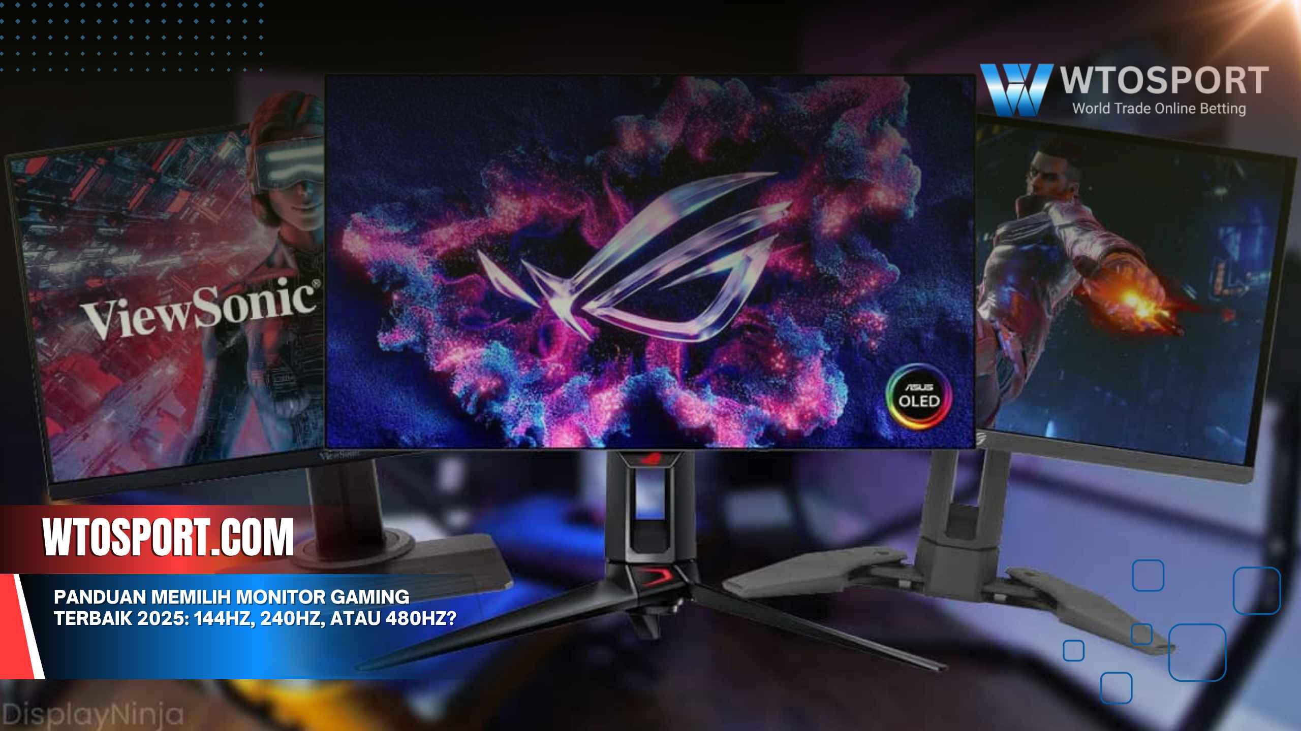 Panduan Memilih Monitor Gaming Terbaik 2025: 144Hz, 240Hz, atau 480Hz?